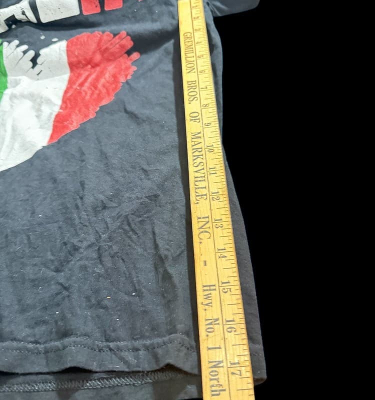 Italia Italian Flag Heart T-Shirt - Thumbnail 6