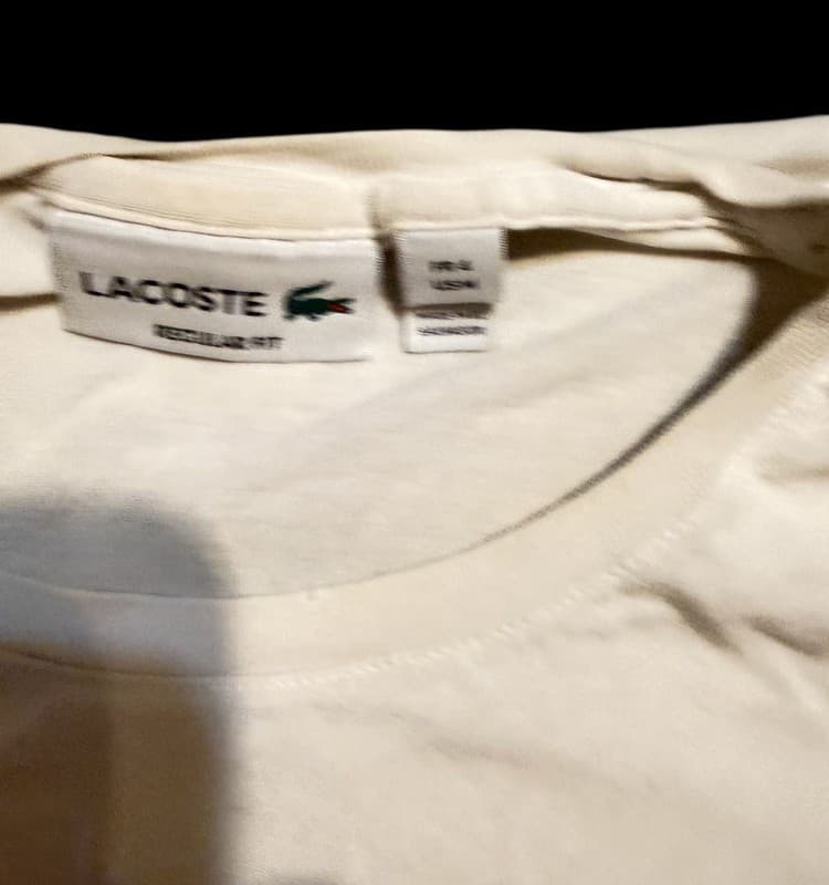LACOSTE Yacht Racing Boat Men's White T Shirt - Thumbnail 4