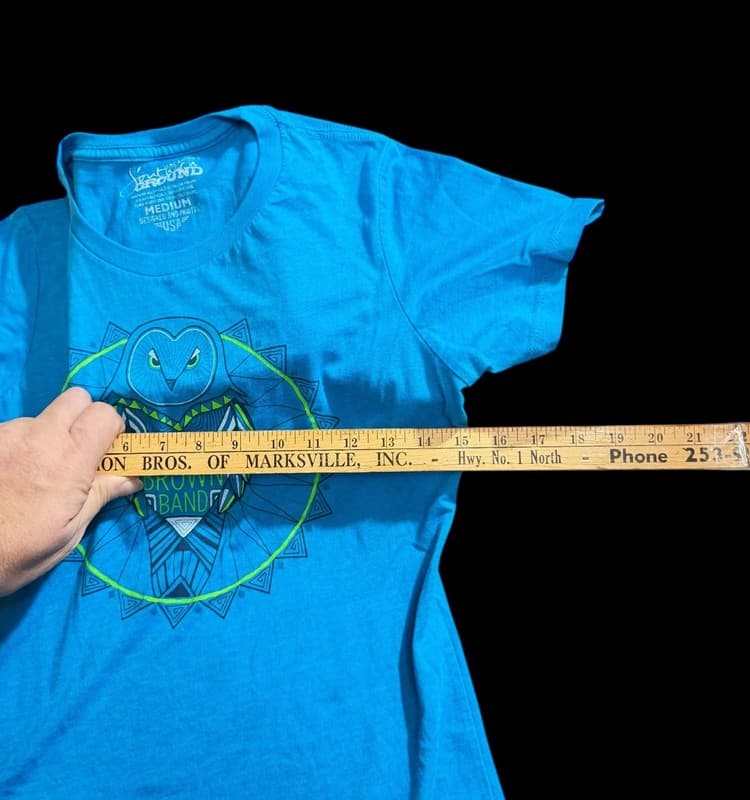 Zac Brown Band Welcome Home 2017 Tour Owl Graphic Concert T-Shirt Medium - Thumbnail 6