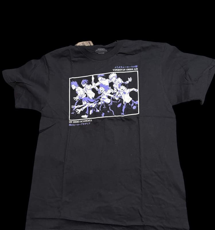 My Hero Academia Class 1-A Black T-Shirt - Image 1