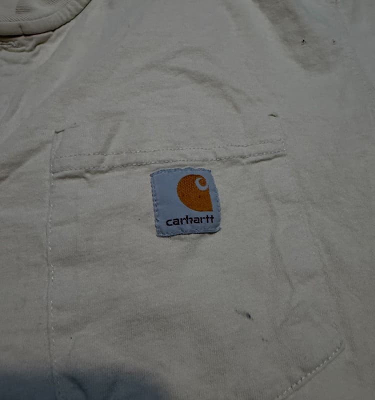 Carhartt Men's K-84 Short Sleeve Henley T-Shirt - Grey (XL) - Thumbnail 5