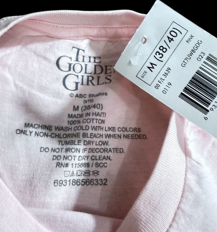 The Golden Girls Stay Golden Pink T-Shirt - Thumbnail 4