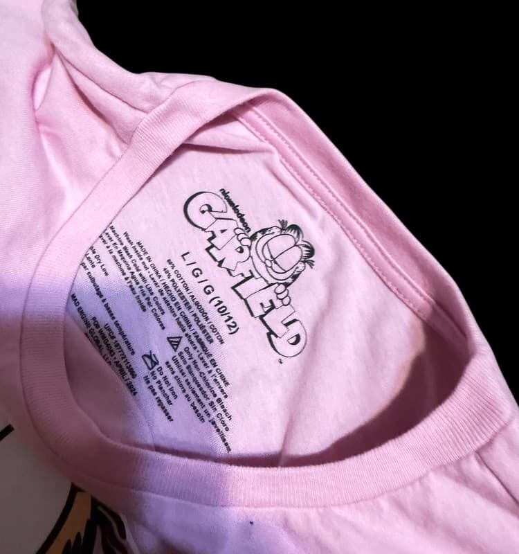 Garfield Square Crew Neck Short Sleeve Graphic T-Shirt - Thumbnail 5