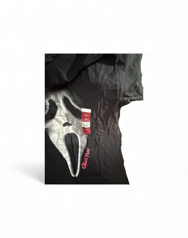 Ghost Face Scream Mask Horror Movie Graphic T-Shirt - Thumbnail 5