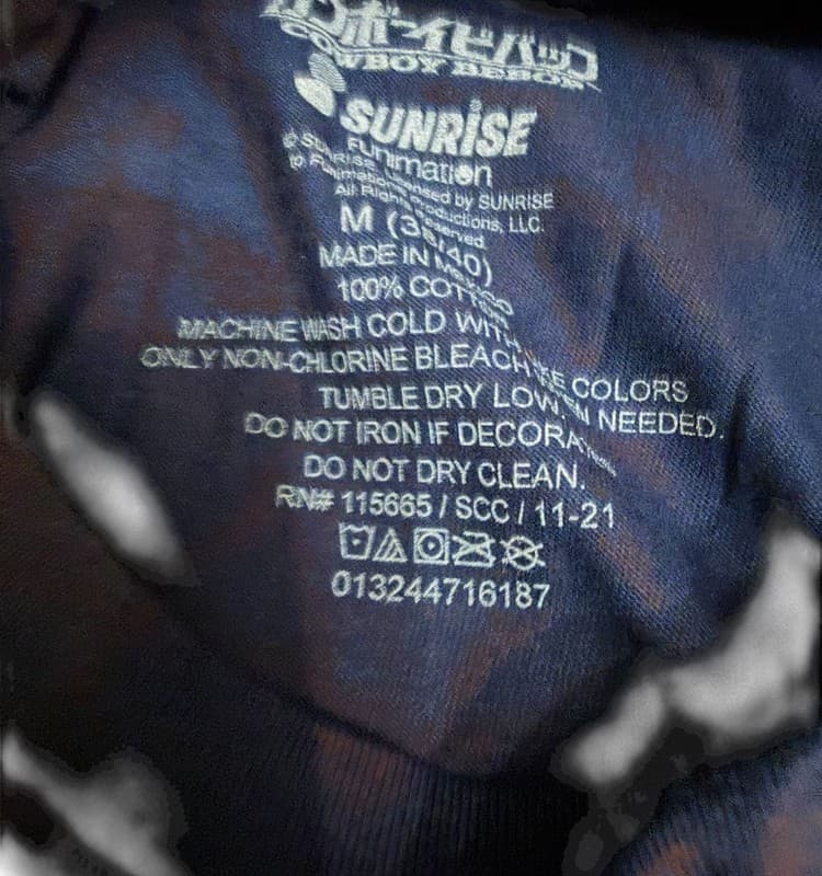 Cowboy Bebop T Shirt Men's Blue Short Sleeve Graphic Anime Japanese - Thumbnail 5