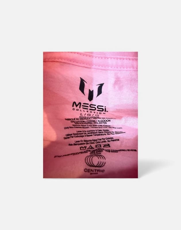 Messi Collection Pink Youth Soccer T-Shirt Size 14/16 - Thumbnail 3