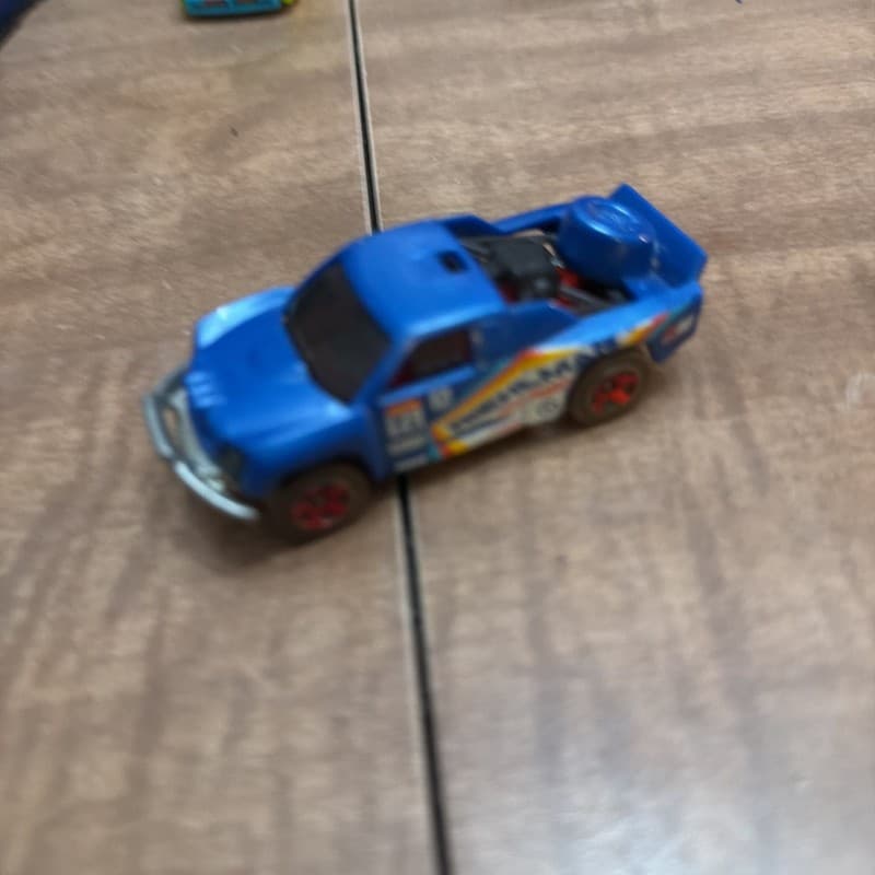 Hot Wheels Off Track Blue Off-Road Truck Toy Car Diecast - Image 1
