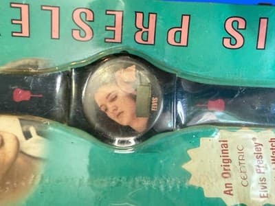 Elvis Presley CENTRIC Digital Wertheimer Collection Watch, 2005 Black, NEW - Thumbnail 3