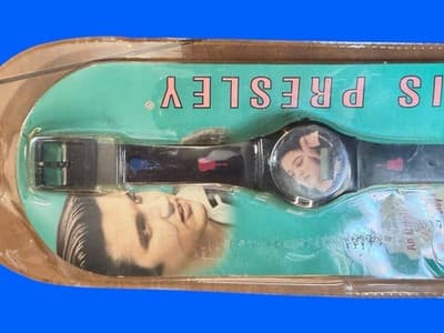Elvis Presley CENTRIC Digital Wertheimer Collection Watch, 2005 Black, NEW - Thumbnail 4
