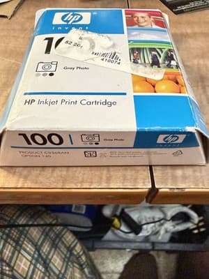 Genuine HP 100 C9368AN Photo Gray Ink cartridge for Deskjet Officejet Printer - Thumbnail 4