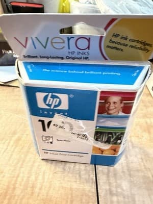 Genuine HP 100 C9368AN Photo Gray Ink cartridge for Deskjet Officejet Printer - Thumbnail 2