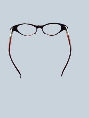 Vintage Cat Eye Glasses Rhinestone Black Frame 1950s 1960s Rockabilly Pinup - Thumbnail 2