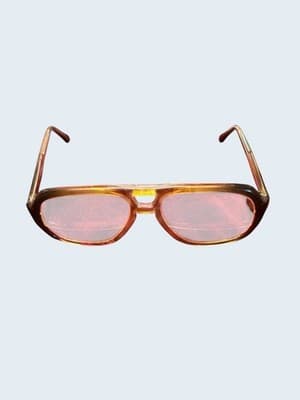 Vintage Zimco Bronco Eyeglass Frames Summer Brown 140 - 1970s/80s Aviator Style - Image 1