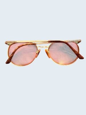 Vintage Robert LaTour Frame France Gold-Filled Round Eyeglasses – 1970s/80s - Thumbnail 3