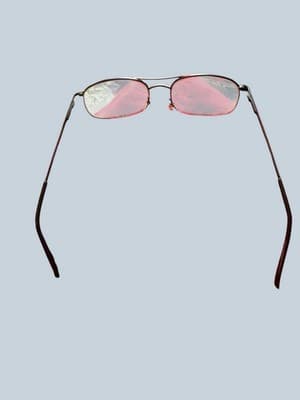 Modern Glenn by Modern Optical Eyeglass Frames - Rectangular Metal - Gold/Black - Thumbnail 2