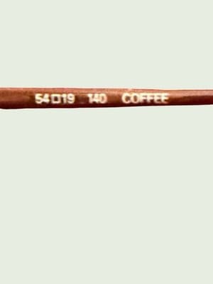 Marchon Eyeglasses Frames FLEXON 606 COFFEE Rectangular Half Rim 54-19-140 mm - Thumbnail 5