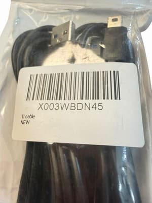 TI Graphing Calculator USB Cable Mini USB TI-84 TI-83 TI-89 Data Cord NEW - Thumbnail 4