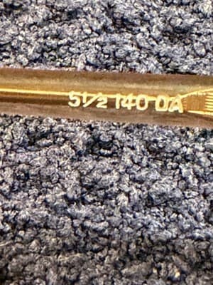 Vintage Tura-Lite Eyeglass Frames Amber Gold MOD 320 Japan 1970s-80s - Thumbnail 6