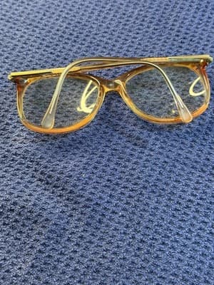 Vintage Tura-Lite Eyeglass Frames Amber Gold MOD 320 Japan 1970s-80s - Thumbnail 4