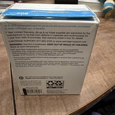 Up & Up 902xl Cyan Magenta Yellow Ink Cartridge New Sealed - Thumbnail 3