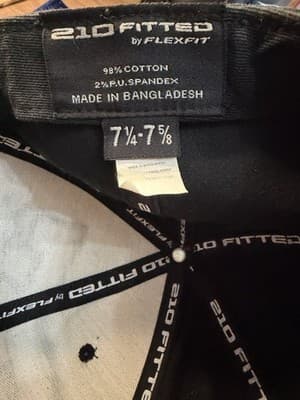 DC Baseball Cap Paisley 210 Fitted By Flexfit 7 1/4- 7 5/8 - Thumbnail 8