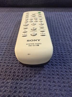 Sony RM-SC3 System Audio Remote Control Clean Tested Working OEM Genuine - Image 1