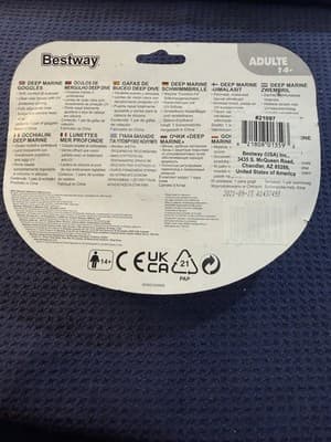 Bestway Hydro-Swim Deep Marine Adult Swimming Goggles Purple UV Polycarbonate NW - Thumbnail 5