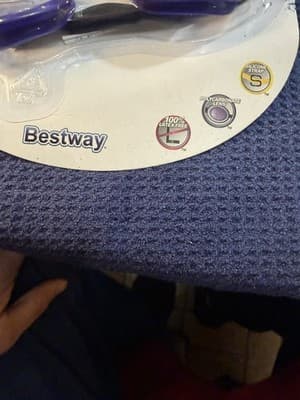 Bestway Hydro-Swim Deep Marine Adult Swimming Goggles Purple UV Polycarbonate NW - Thumbnail 4