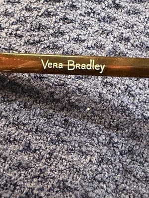 Vera Bradley Happy Blooms HAB Eyeglass Frames 49-15-135 Floral Temple Crystal - Thumbnail 4