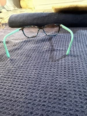 Lilly Pulitzer “Livie” Eyeglass Frames Aqua Tortoise 46-15-125 OC Pre-Owned - Thumbnail 2