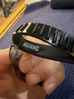 Aegend Swim Goggles Rainbow Mirrored Lens Anti-Fog UV Protection Adult Black - Thumbnail 3