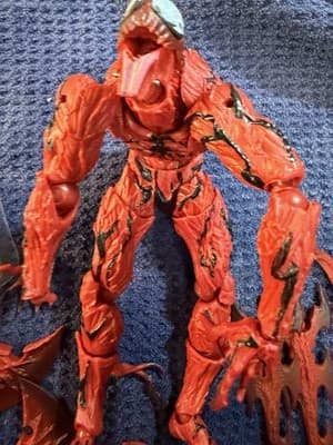 Kaiyodo Amazing Yamaguchi No.008 Carnage Revoltech Marvel Figure Loose Complete - Image 1