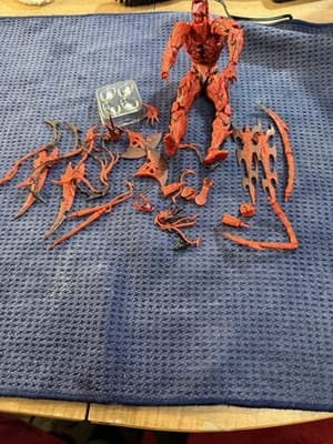 Kaiyodo Amazing Yamaguchi No.008 Carnage Revoltech Marvel Figure Loose Complete - Thumbnail 5