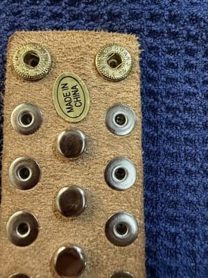 Geneva Platinum NO 9500 LC Leopard Cuff Watch Rhinestone Stud Japan Movt Women - Thumbnail 8