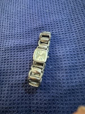 FMD Women's Gold Tone Square Cushion Quartz Watch FY1260 Japan Mvmt Link Band - Thumbnail 7