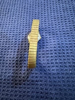 Vintage Seiko Ladies Quartz Watch 2V01-0A10 Gold Tone No Crystal AS-IS - Thumbnail 3