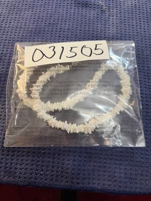 Natural White Puka Chip Shell Necklace Silver Lobster Clasp Beach Hawaii Boho - Thumbnail 5