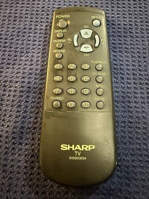 Sharp TV Remote Control G1020CESA OEM Original Tested Working RRMCG1020CESA - Image 1