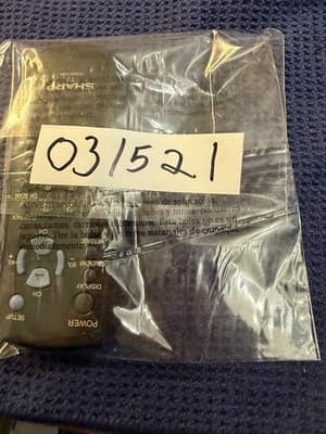 Sharp TV Remote Control G1020CESA OEM Original Tested Working RRMCG1020CESA - Thumbnail 8