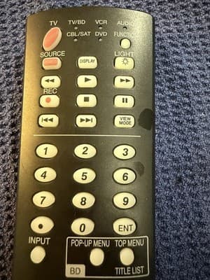 Sharp AQUOS GA762WJSA OEM Original Remote Control LC-32BD60 LCD HDTV TV Genuine - Thumbnail 3