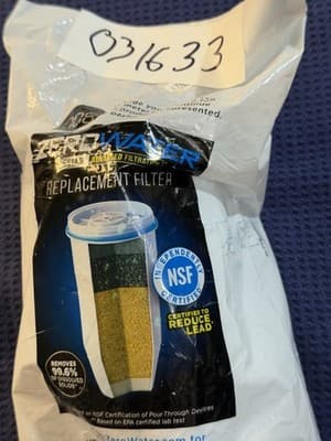 ZeroWater Zero Water 5 Stage Advanced Filtration Replacement Water Filter 1 Pack - Image 1