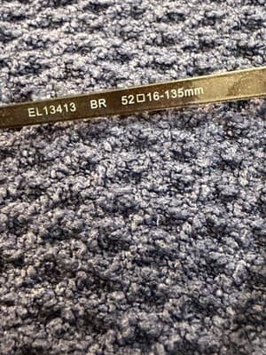 ELLE EL13413 BR Eyeglass Frames 52-16-135 Brown Demo Lenses CE - Thumbnail 5