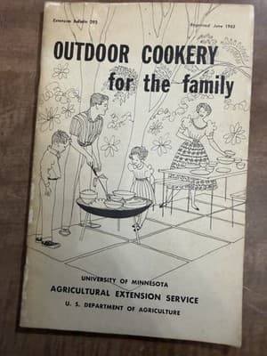 Outdoor Cookery for the Family 1963 USDA Extension Bulletin 293 Barbecue Book - Image 1