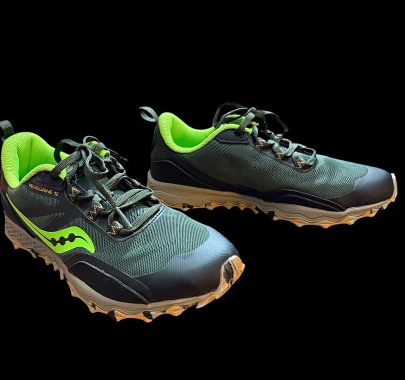 Saucony Peregrine 12 Trail Running Shoes Green Men’s 6.5 Hiking - Thumbnail 3