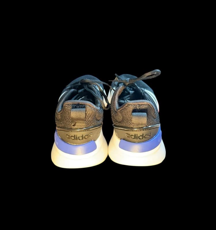 Adidas Racer TR21 H04211 Black White Sneakers Youth 4.5 Running Shoes - Thumbnail 4