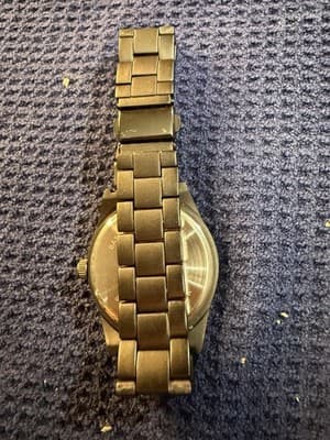 FMD FMDGF015 Dark Gold Tone Quartz Analog Men's Watch Japan Mvmt - Thumbnail 2