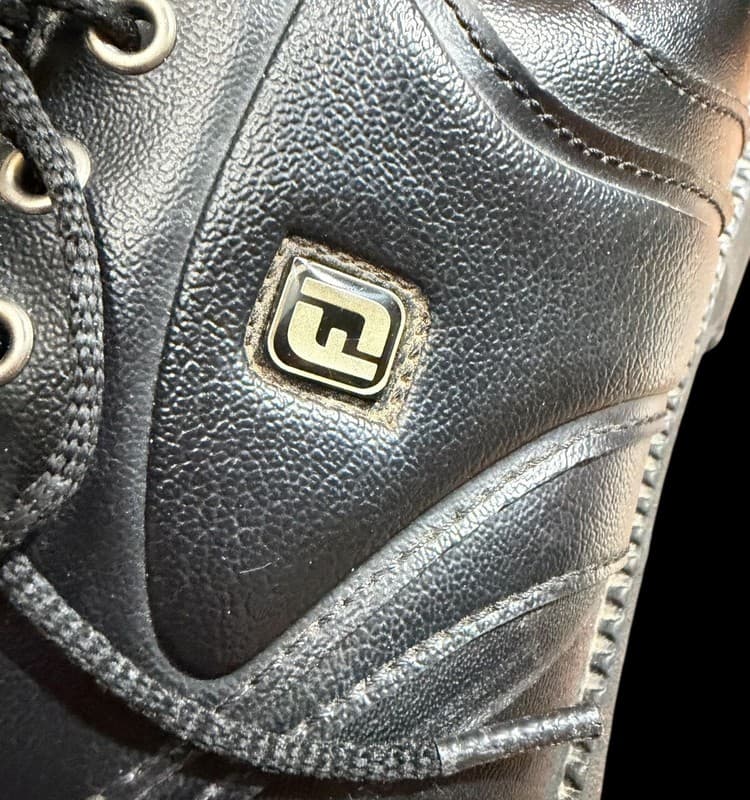 FootJoy FJ Originals Men's Black Leather Golf Shoes - Thumbnail 6