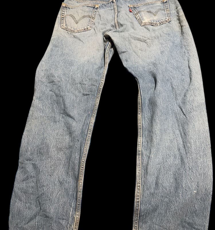 Vintage Levi’s 501 XX Original Fit Jeans Men’s 38x34 Button Fly Fade - Thumbnail 3