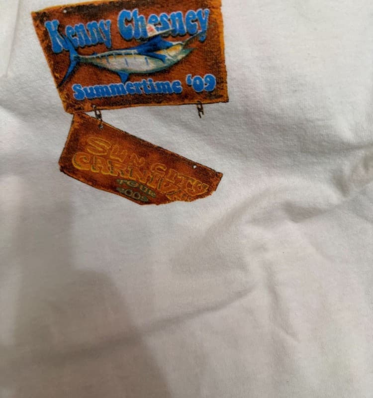 Kenny Chesney Summertime ’09 Sun City 2009 Long Sleeve Concert T-Shirt Medium - Thumbnail 4