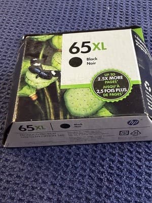 Genuine HP 65XL Black Ink Cartridge N9K04AN OEM Exp Oct 2020 Malaysia - Image 1